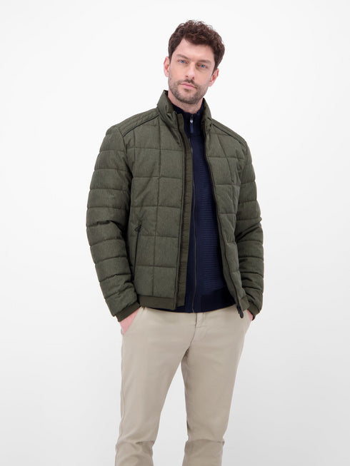 Lerros Men's Quilted Jacket in Wool Look – 2597015